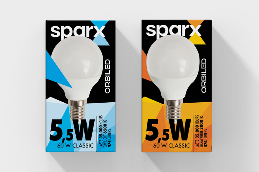 The verbal and visual identity of Sparx brand