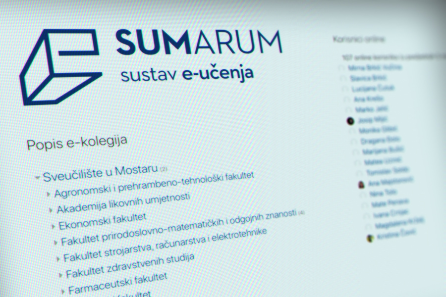 Dizajn logotipa “Sumarum" sustava za e-učenje Sveučilišta u Mostaru
