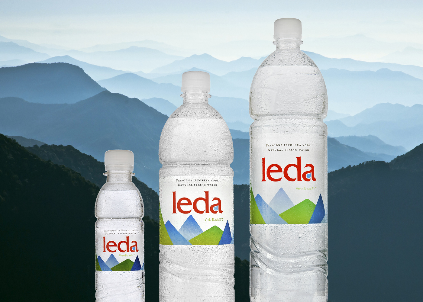 The visual identity of natural spring water