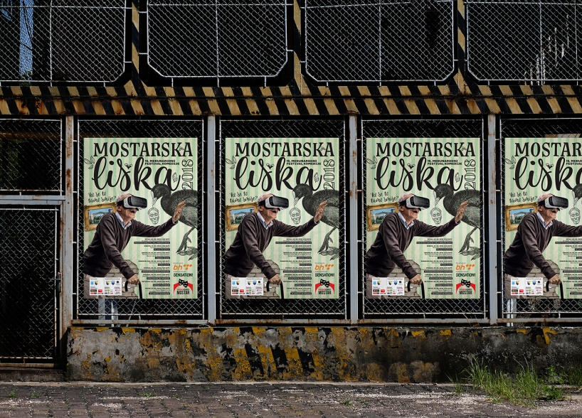 Identity, promotional campaign and graphics for the annual comedy festival in Mostar  