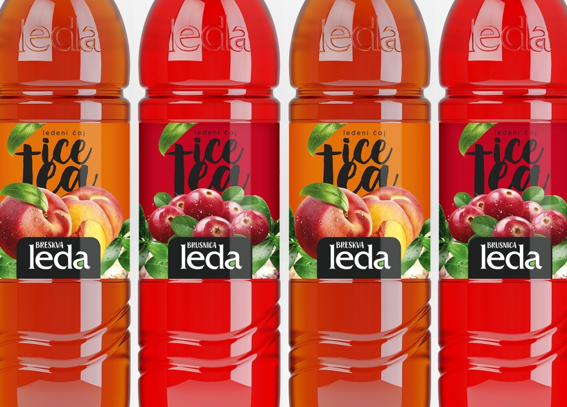 Leda Ice Tea Packaging Redesign