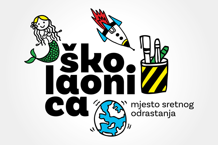 Visual identity of Školaonica Visual identity of Školaonica