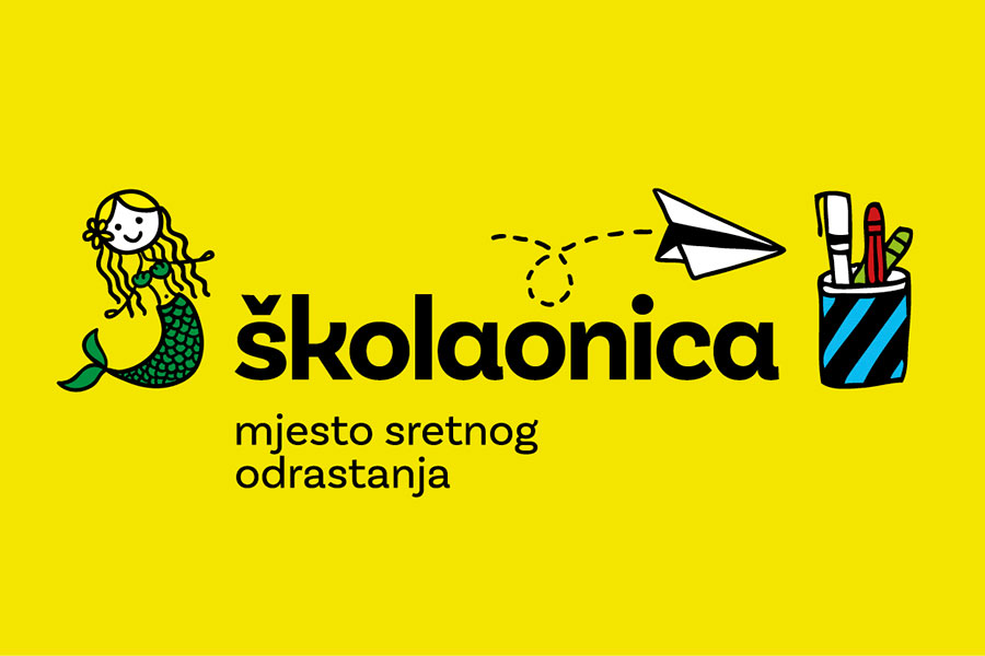 Visual identity of Školaonica Visual identity of Školaonica