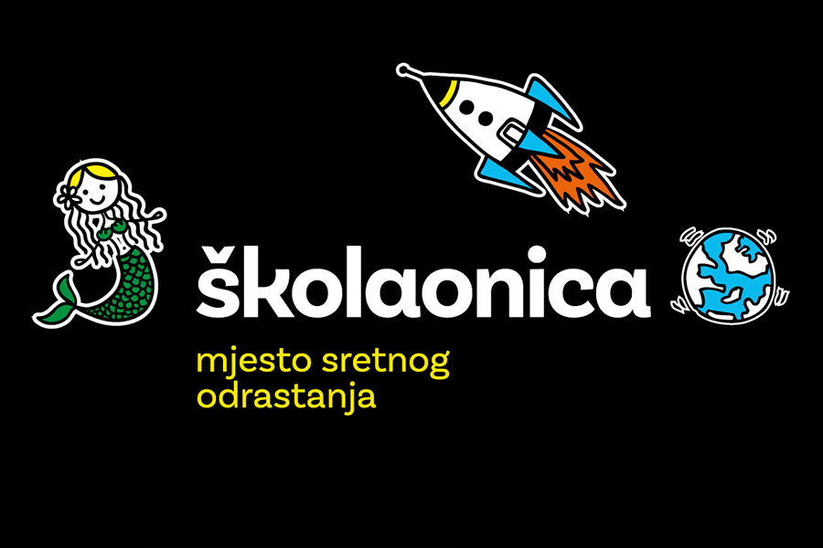Visual identity of Školaonica Visual identity of Školaonica