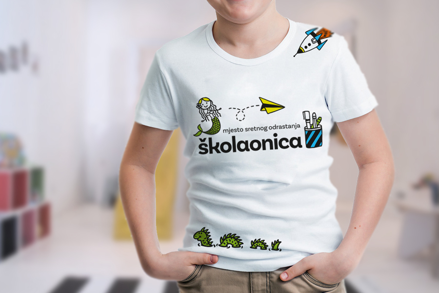 Visual identity of Školaonica Visual identity of Školaonica