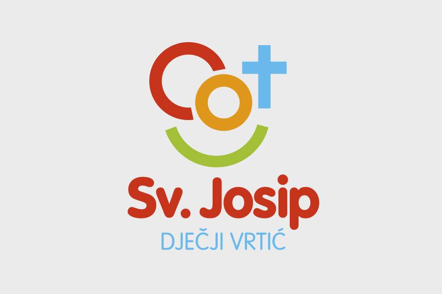 Vizualni identitet dječjeg vrtića Sv. Josip u Mostaru dizajn logotipa shift agencija
