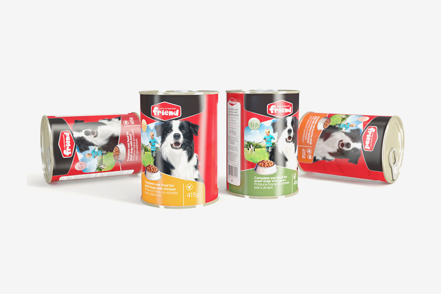 Pet food brand identity