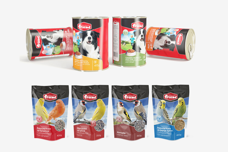Pet food brand identity