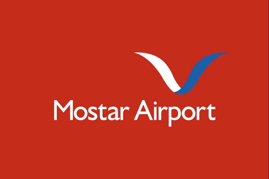 redizajn logotipa zračne luke mostar airport logotip