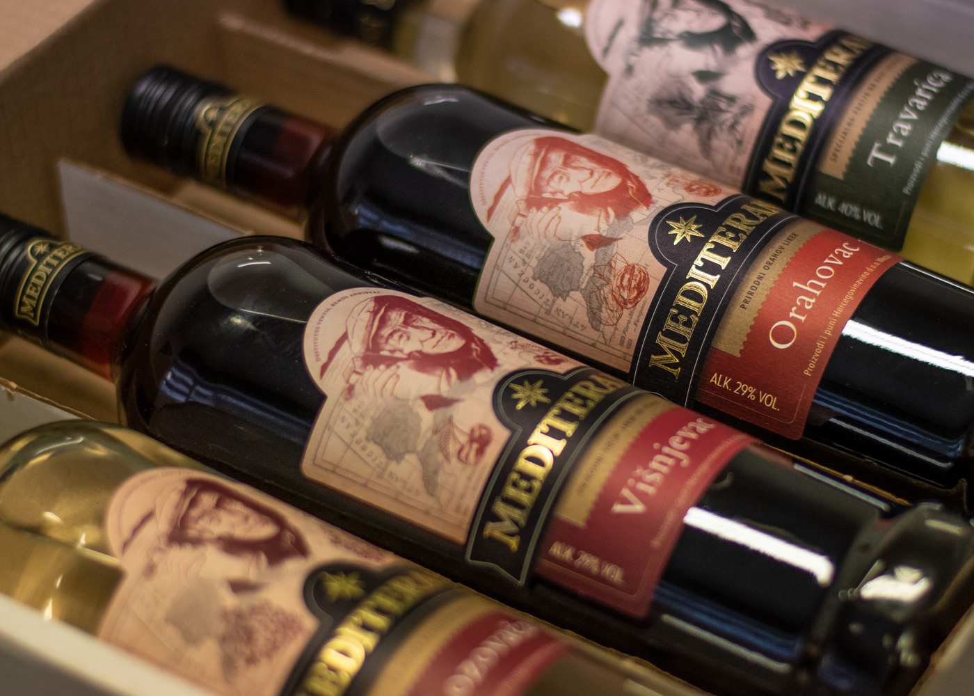 Identity and Label Design for Mediterano Schnapps