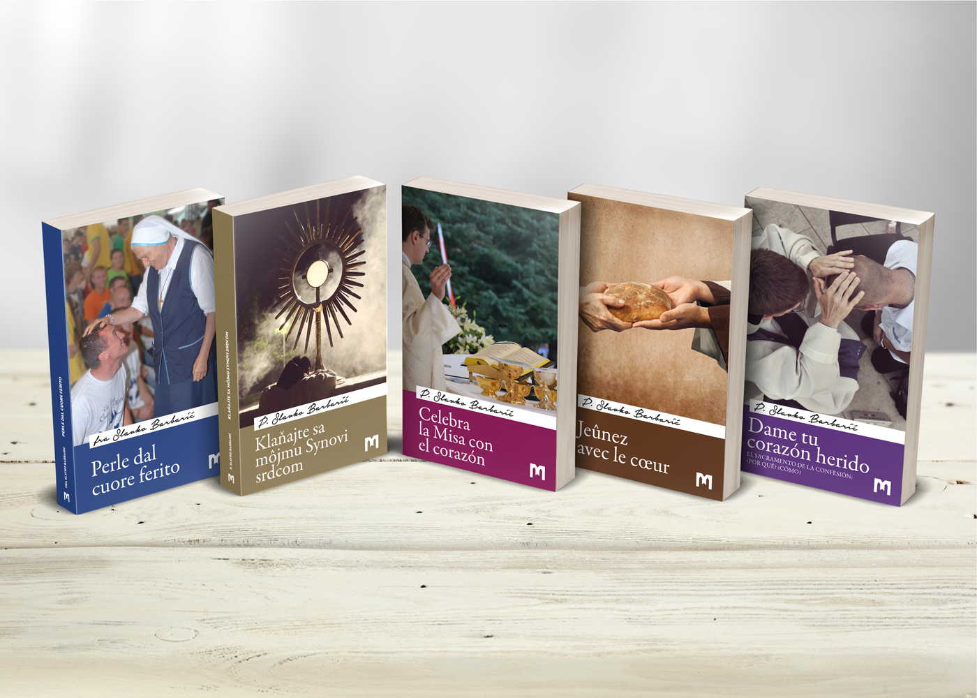 Cover Design and Layout for a Series of Books Outlining Medjugorje Spirituality