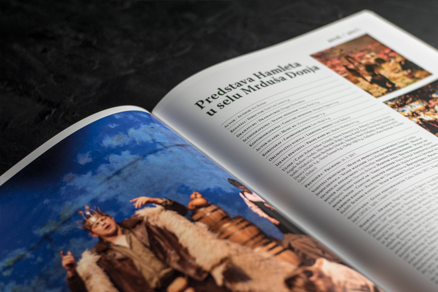 Dizajn monografije i prigodnog logotipa povodom 25. obljetnice Hrvatskog narodnog kazališta u Mostaru