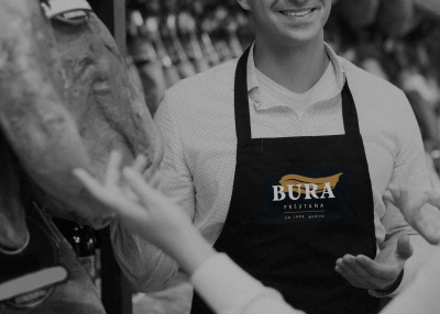 Logo design for family-run business "Bura"